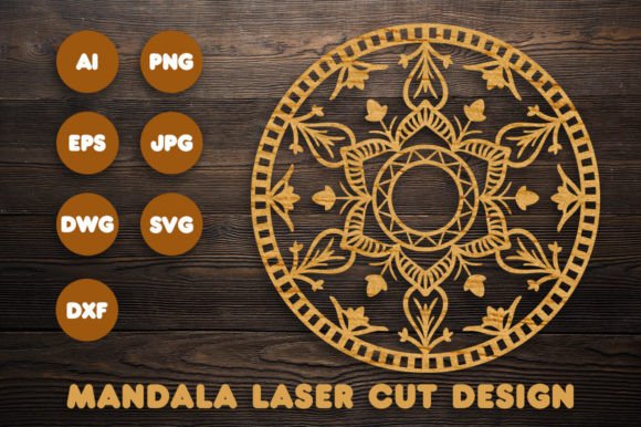 3D Circular Mandala SVG Files for Cricut
