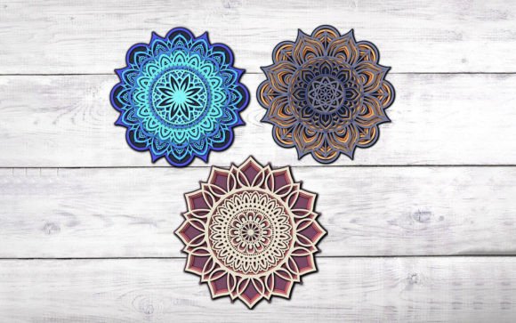 3D Layered SVG Mandala SVG Bundle