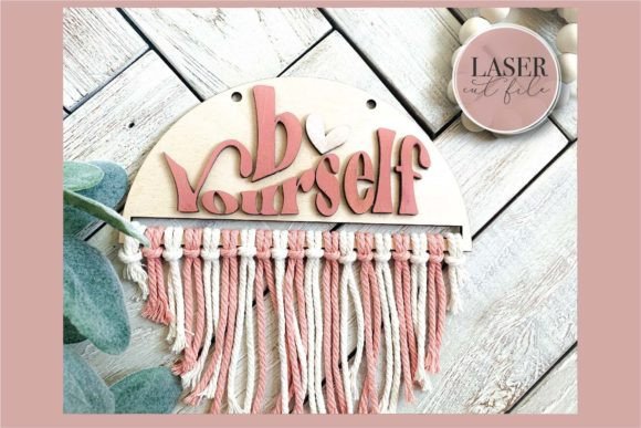 Be Yourself Svg, Macrame Wall Hanging Svg
