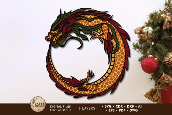 Chinese Dragon New Year Multilayer File: A Symbol of Craft and Celebration