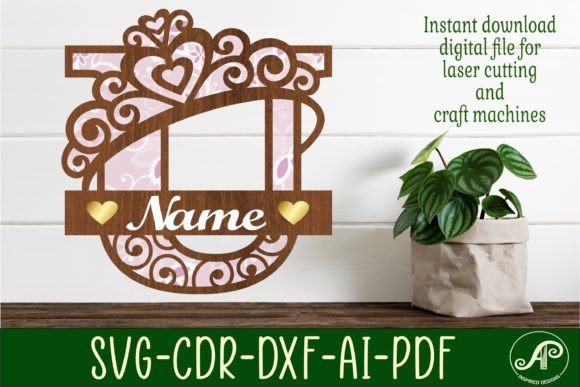 Crown Capital Monogram Letter U SVG: Elegant Design Files
