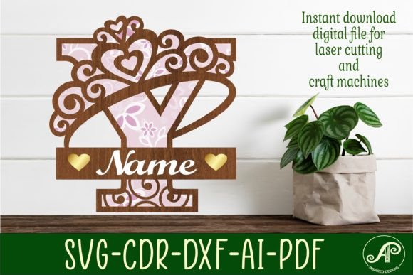 Crown Capital Monogram Letter Y SVG for Elegant Projects