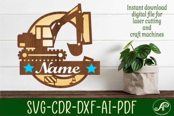 Digger Capital Monogram Letter C SVG: Elevate Your Designs