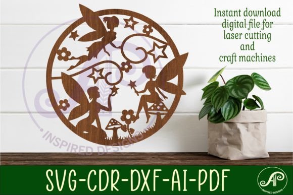 Fairy Wall Art Sign: Magical SVG & Vector Files