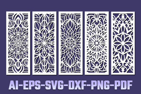 Laser Cut Ornamental Panel Template 43