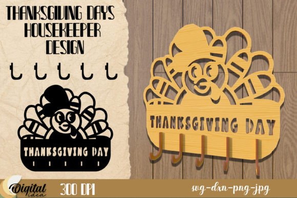 Thanksgiving Hanger Design Laser Cut: A Festive Creative Asset